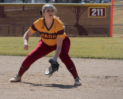 Park's first basemen ready to field a ball