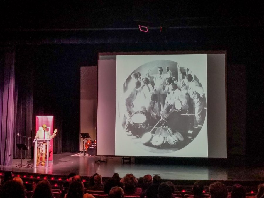 Michael Dinwiddie talks about James Reese Europe at the Gem Theater 