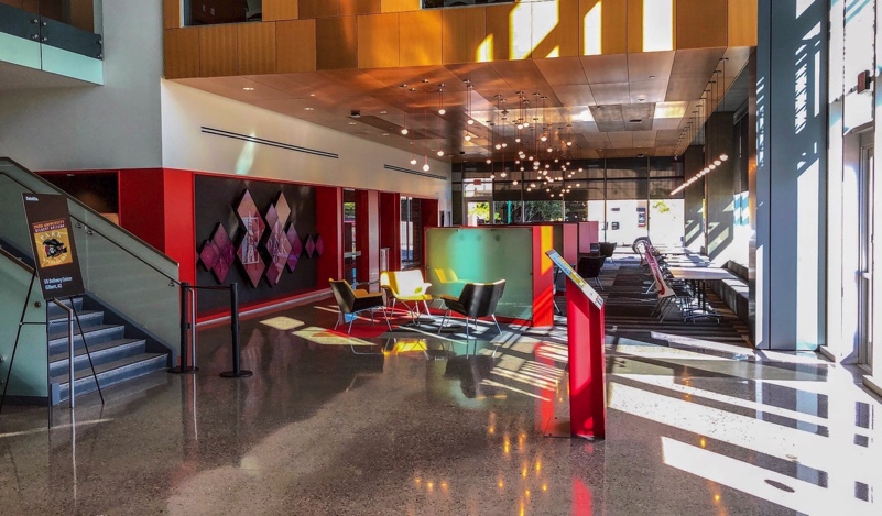 The entrance inside Park's Gilbert campus during the day.