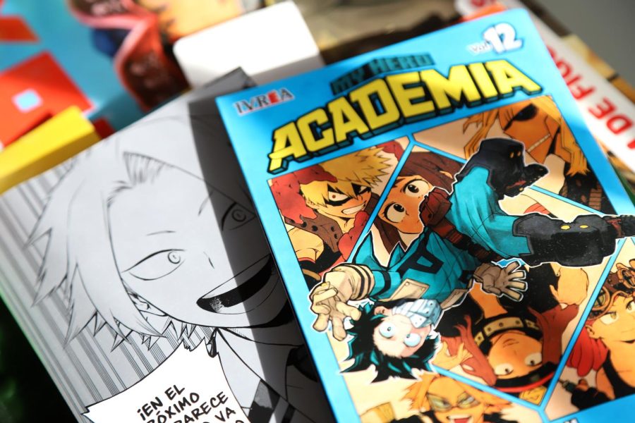 Manga version of 'My Hero Academia'.